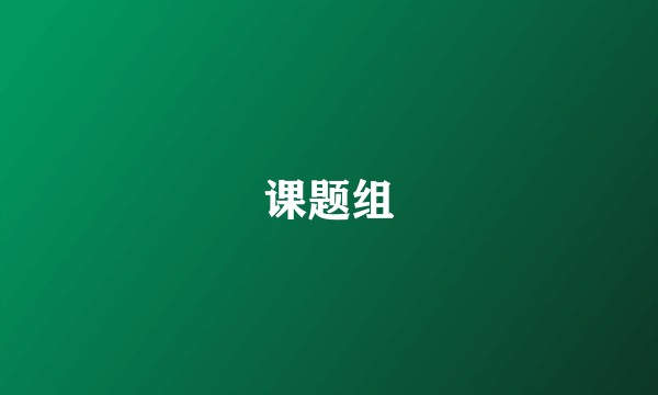 课题组
