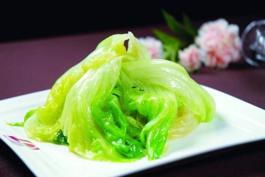 白灼生菜
