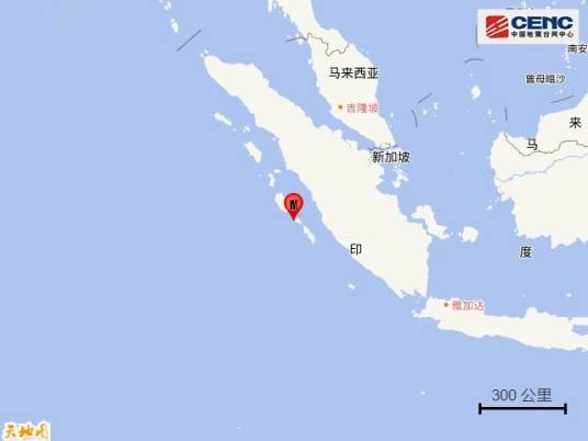 5·5印尼苏门答腊岛地震