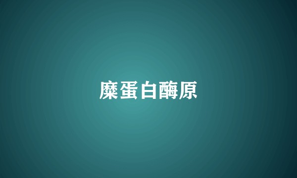 糜蛋白酶原