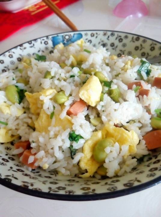无油蛋炒饭