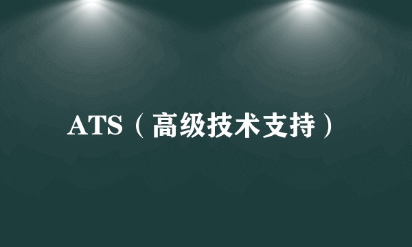 ATS（高级技术支持）