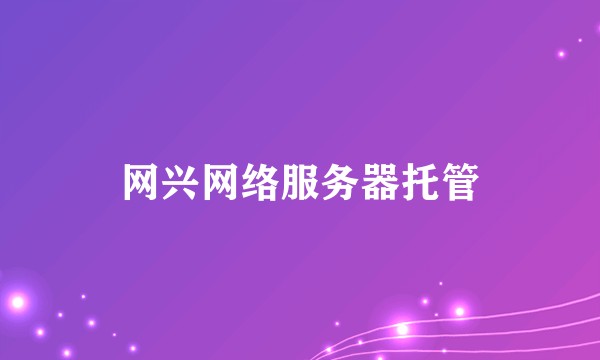 网兴网络服务器托管