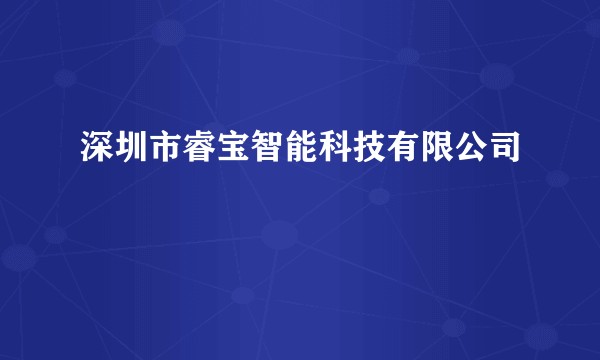 深圳市睿宝智能科技有限公司