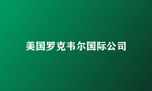 美国罗克韦尔国际公司