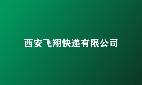 西安飞翔快递有限公司