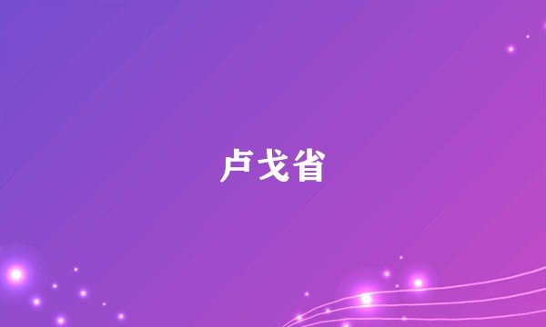 卢戈省