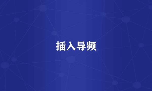 插入导频