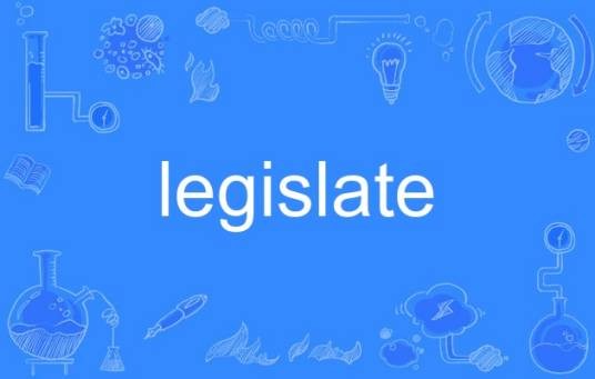 legislate