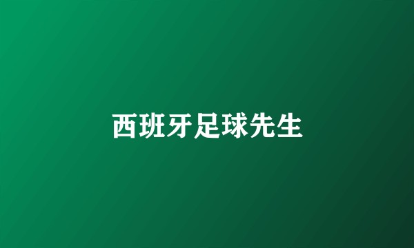西班牙足球先生