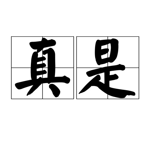 真是