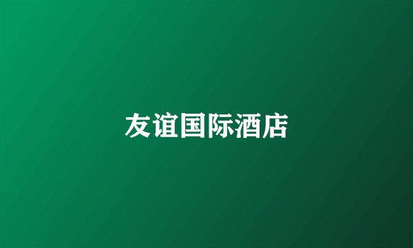 友谊国际酒店
