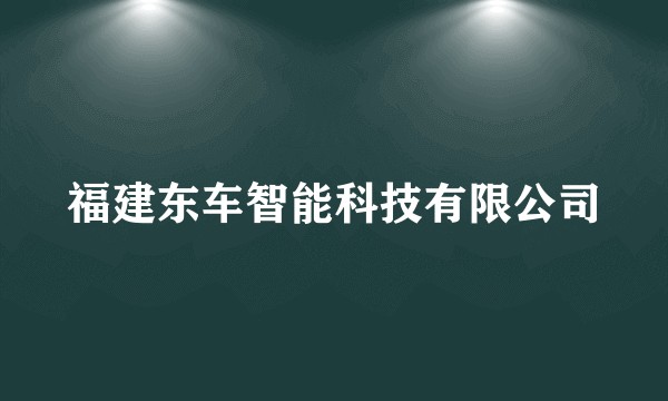福建东车智能科技有限公司