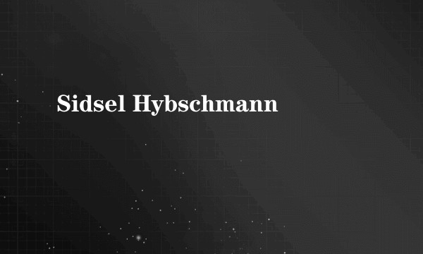 Sidsel Hybschmann