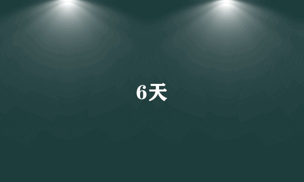 6天