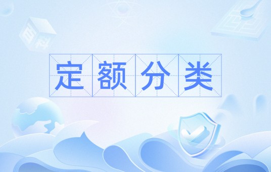 定额分类