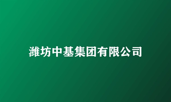 潍坊中基集团有限公司