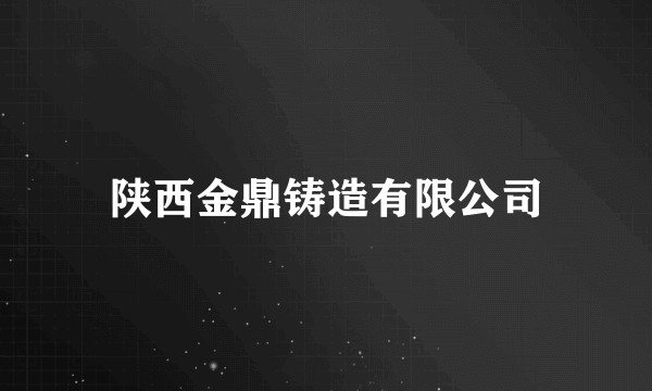 陕西金鼎铸造有限公司