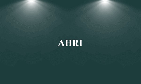 AHRI