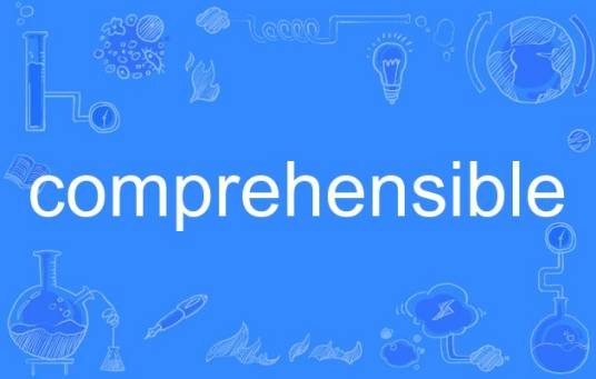 comprehensible