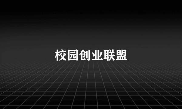 校园创业联盟