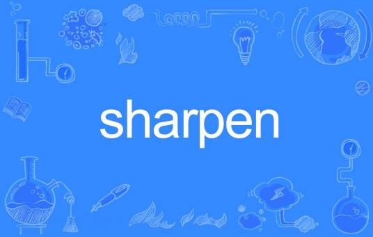sharpen