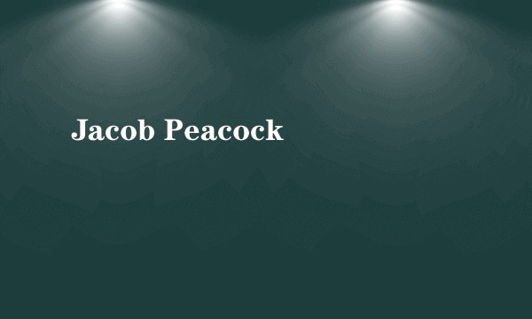 Jacob Peacock