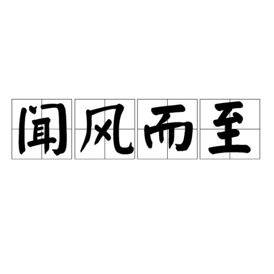 闻风而至