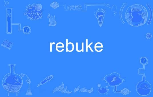 rebuke