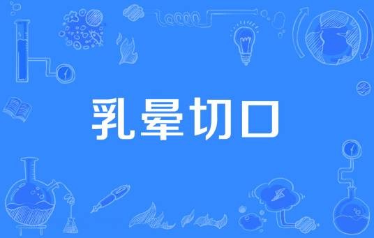 乳晕切口