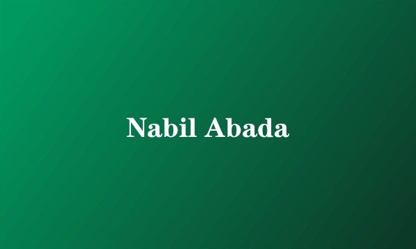 Nabil Abada
