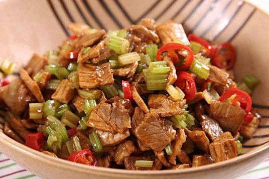 小炒黄牛肉