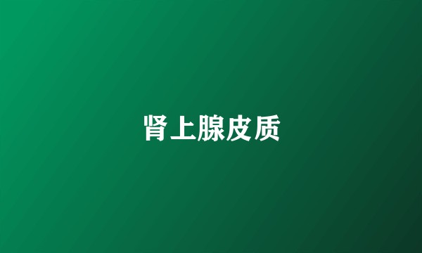 肾上腺皮质