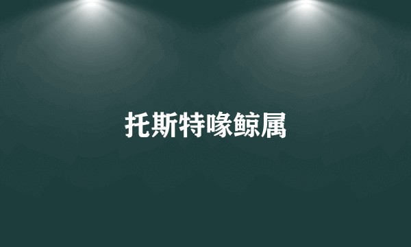 托斯特喙鲸属