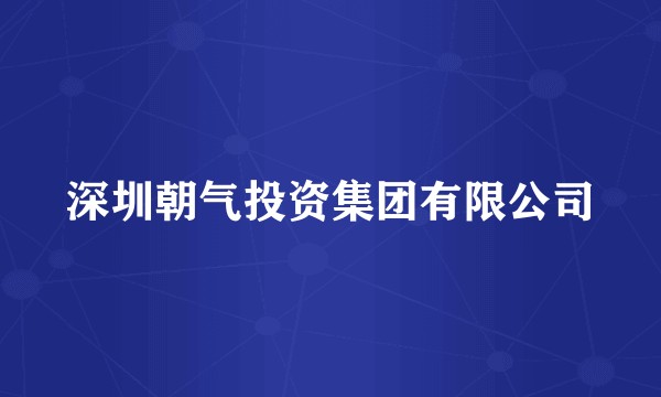深圳朝气投资集团有限公司