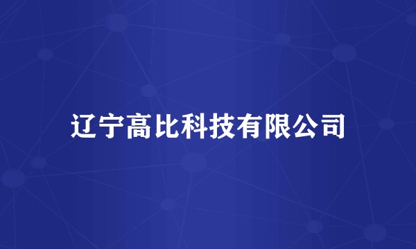 辽宁高比科技有限公司