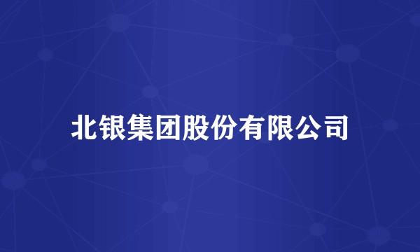 北银集团股份有限公司