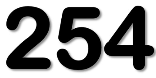 254