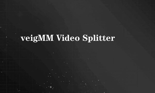 veigMM Video Splitter