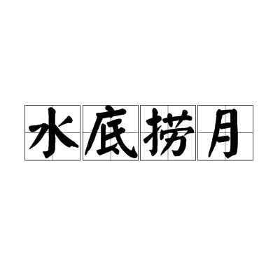水底捞月