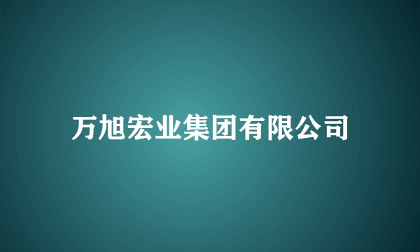 万旭宏业集团有限公司