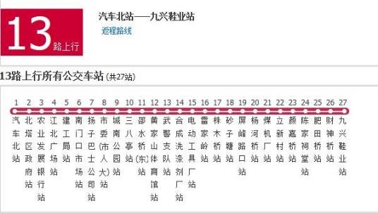 邵阳公交13路