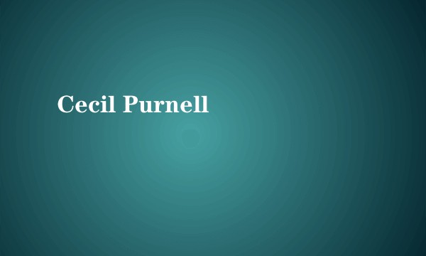 Cecil Purnell