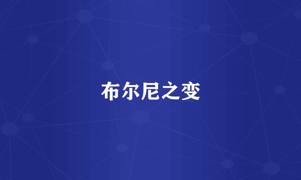 布尔尼之变