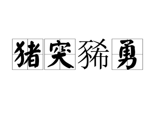 猪突豨勇