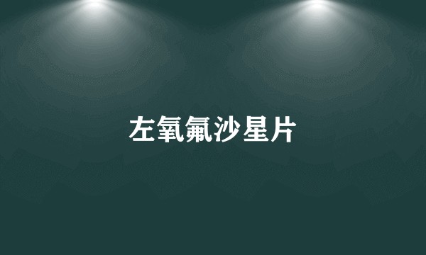 左氧氟沙星片