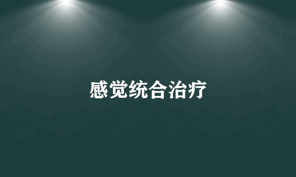 感觉统合治疗