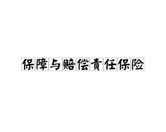 保障与赔偿责任保险