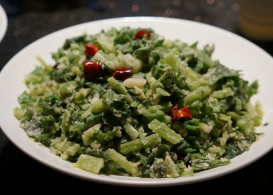 芹菜麦饭