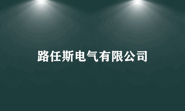 路任斯电气有限公司
